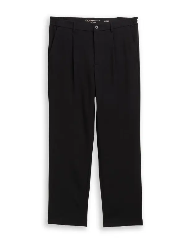 TOM TAILOR DENIM TOM TAILOR DENIM Hlače  črna