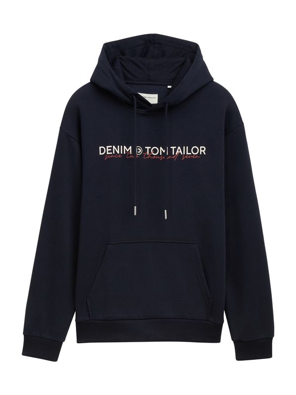 TOM TAILOR DENIM TOM TAILOR DENIM Majica  marine / bela