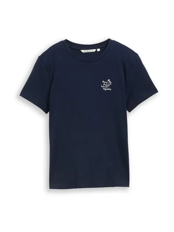 TOM TAILOR DENIM TOM TAILOR DENIM Majica  mornarska / bela