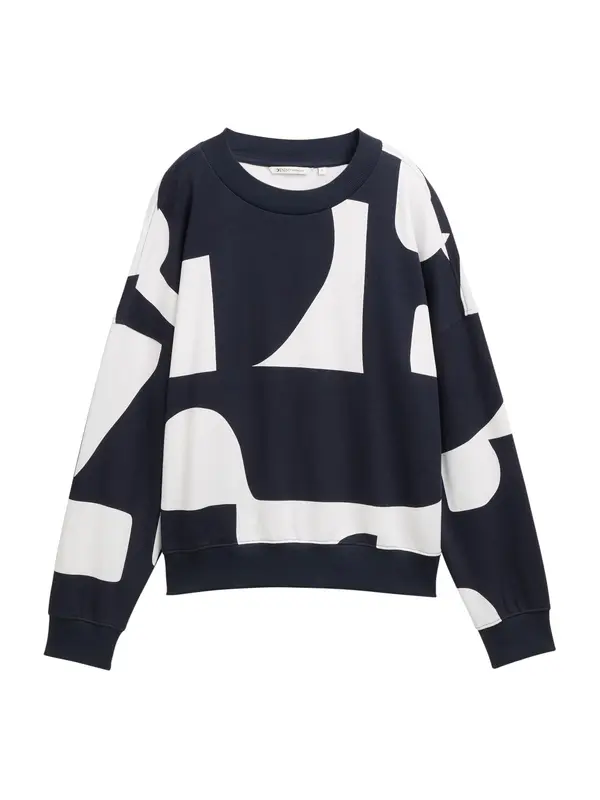 TOM TAILOR DENIM TOM TAILOR DENIM Majica  mornarska / bela