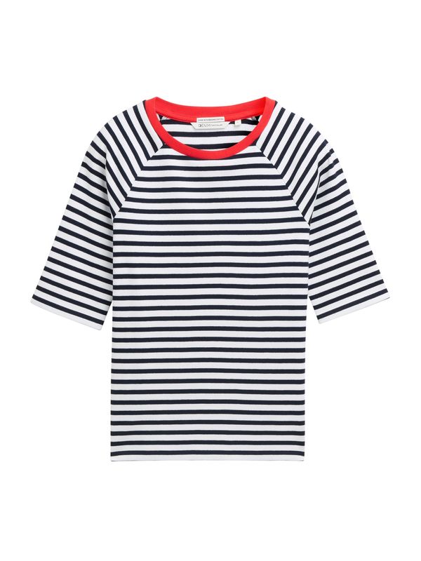 TOM TAILOR DENIM TOM TAILOR DENIM Majica  mornarska / bela