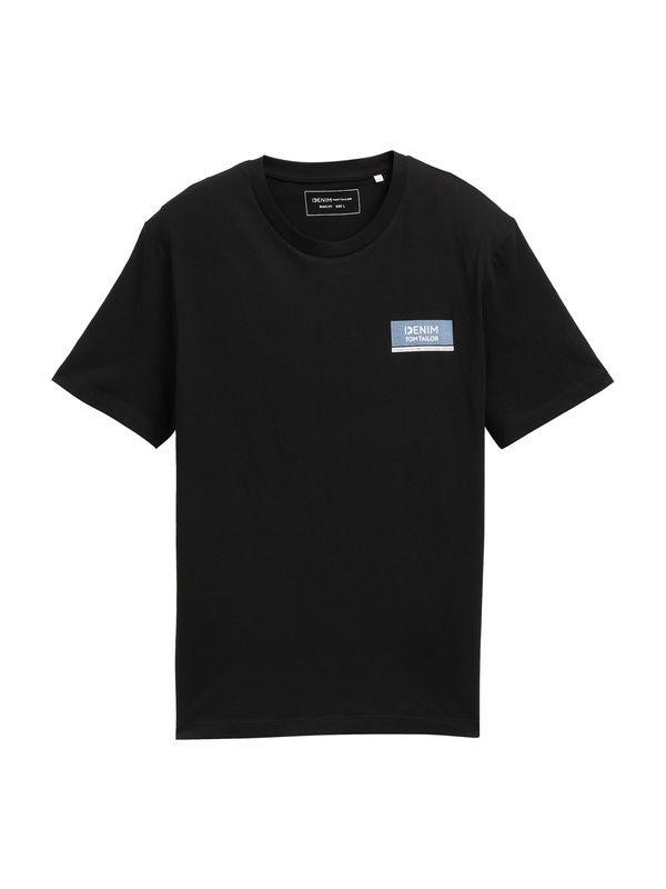 TOM TAILOR DENIM TOM TAILOR DENIM Majica  opal / črna / bela