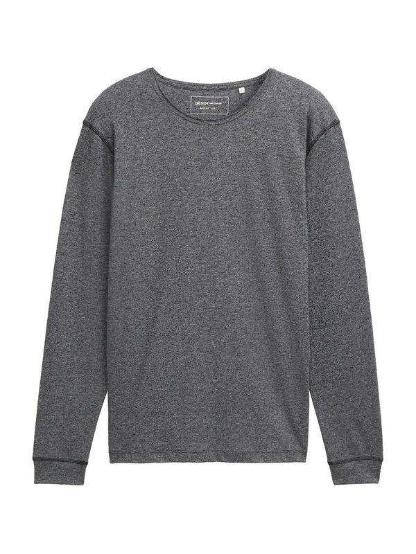 TOM TAILOR DENIM TOM TAILOR DENIM Majica  pegasto črna