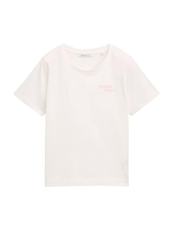 TOM TAILOR DENIM TOM TAILOR DENIM Majica  staro roza / off-bela