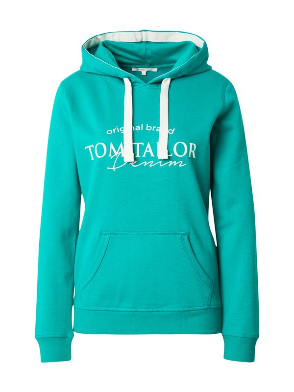 TOM TAILOR DENIM TOM TAILOR DENIM Majica  turkizna / bela