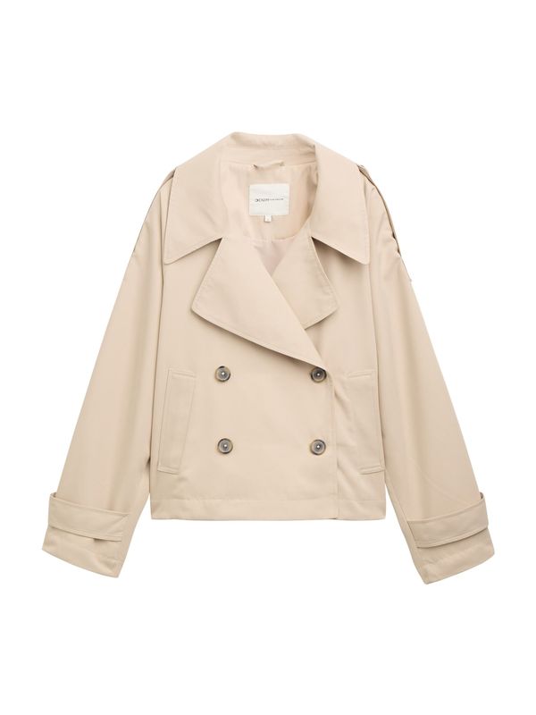 TOM TAILOR DENIM TOM TAILOR DENIM Prehoden plašč  svetlo bež