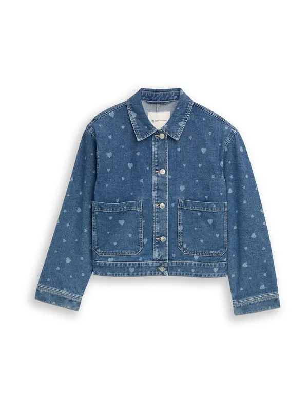 TOM TAILOR DENIM TOM TAILOR DENIM Prehodna jakna  moder denim / svetlo modra