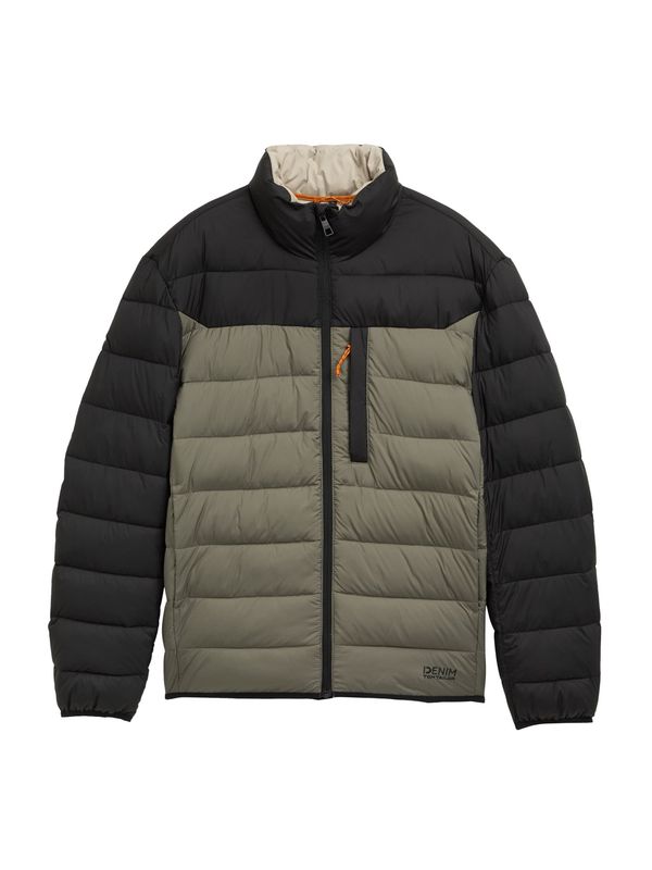 TOM TAILOR DENIM TOM TAILOR DENIM Prehodna jakna  oliva / črna