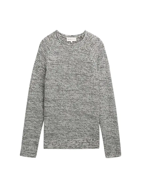 TOM TAILOR DENIM TOM TAILOR DENIM Pulover  črna / bela