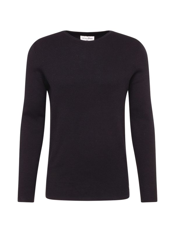 TOM TAILOR DENIM TOM TAILOR DENIM Pulover  črna