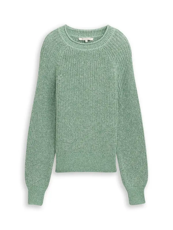 TOM TAILOR DENIM TOM TAILOR DENIM Pulover  pastelno zelena