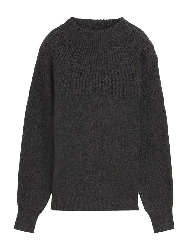 TOM TAILOR DENIM TOM TAILOR DENIM Pulover  temno siva