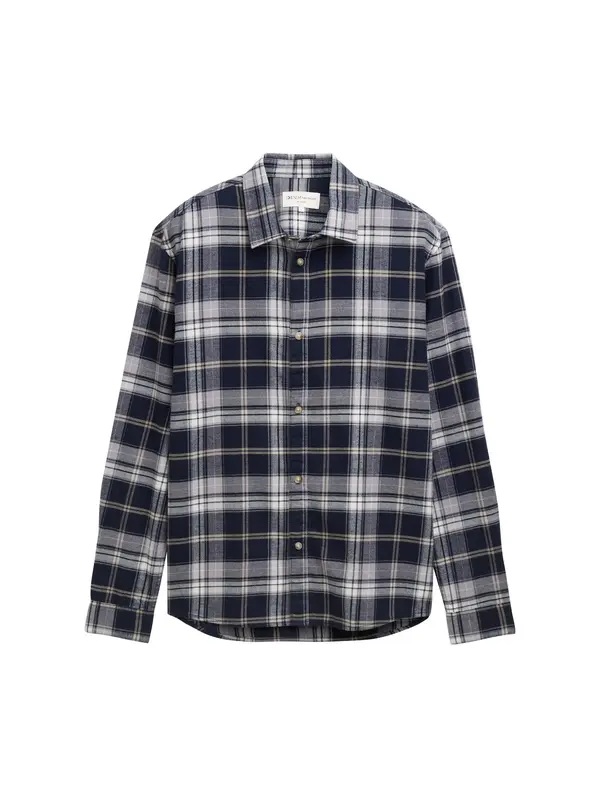 TOM TAILOR DENIM TOM TAILOR DENIM Srajca  mornarska / greige / bela