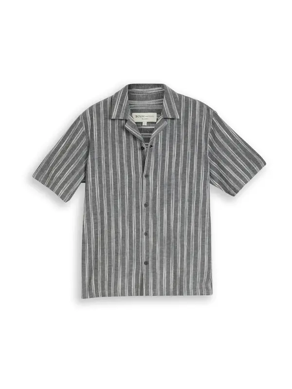 TOM TAILOR DENIM TOM TAILOR DENIM Srajca  siva / svetlo siva / pegasto črna