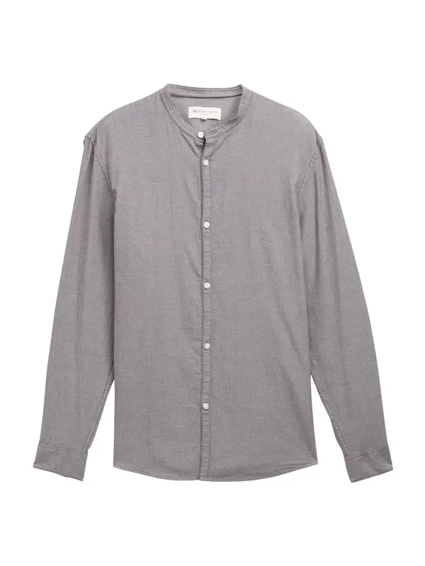 TOM TAILOR DENIM TOM TAILOR DENIM Srajca  svetlo siva / temno siva