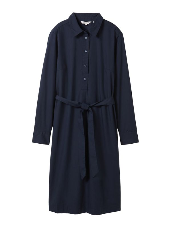 TOM TAILOR TOM TAILOR Dolga srajca  temno modra