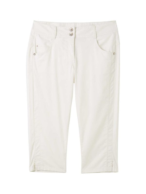 TOM TAILOR TOM TAILOR Hlače  bela