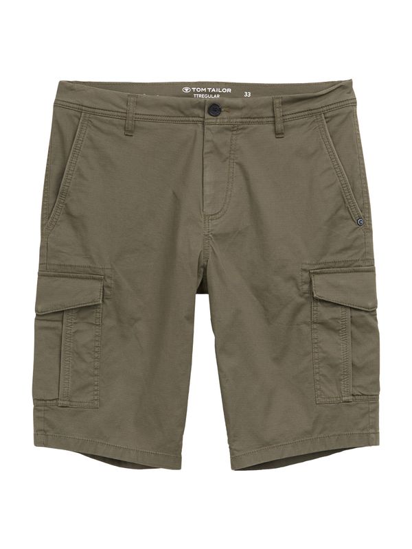 TOM TAILOR TOM TAILOR Kargo hlače  oliva