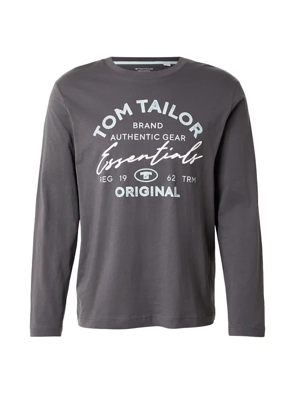 TOM TAILOR TOM TAILOR Majica  azur / siva / bela