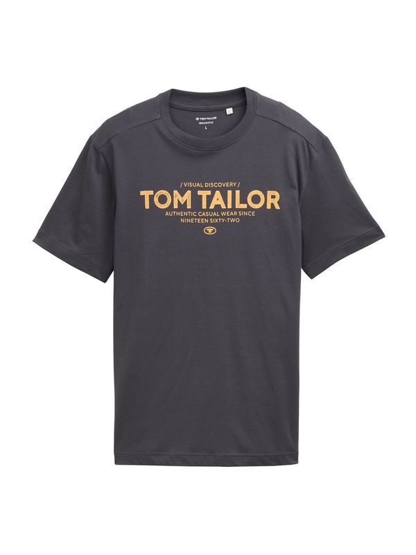 TOM TAILOR TOM TAILOR Majica  bež / temno siva