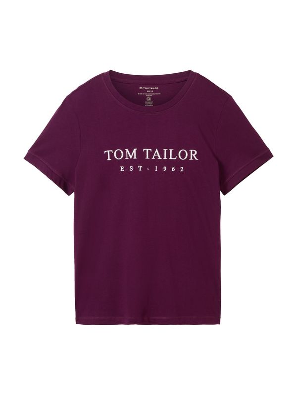 TOM TAILOR TOM TAILOR Majica  ciklama / bela