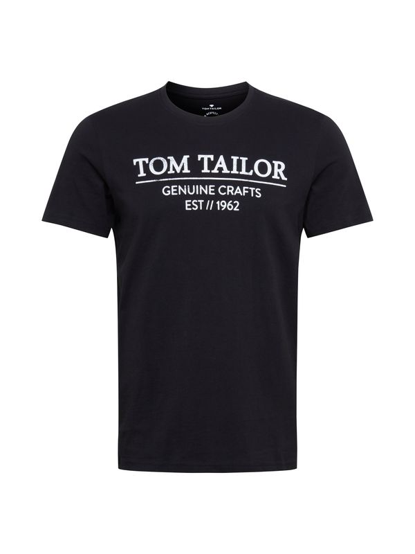 TOM TAILOR TOM TAILOR Majica  črna / bela