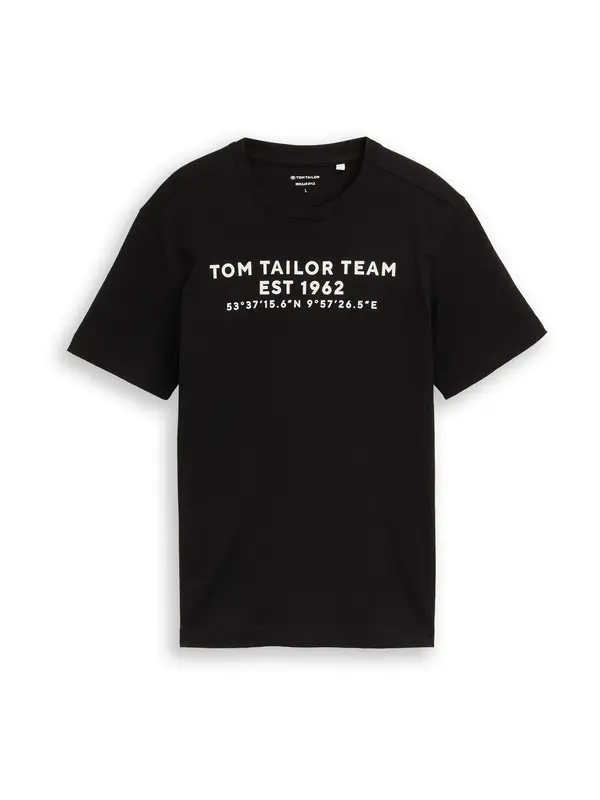 TOM TAILOR TOM TAILOR Majica  črna / bela