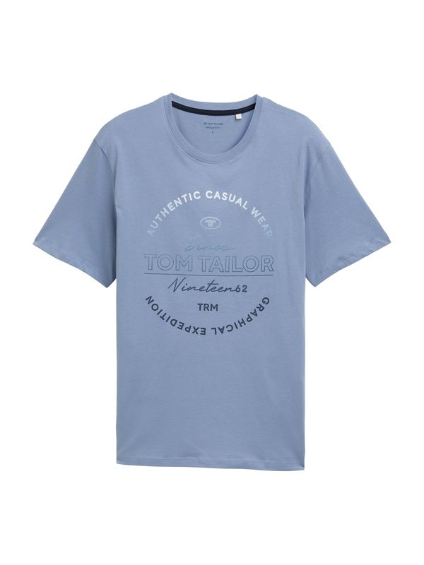 TOM TAILOR TOM TAILOR Majica  golobje modra / temno modra / bela