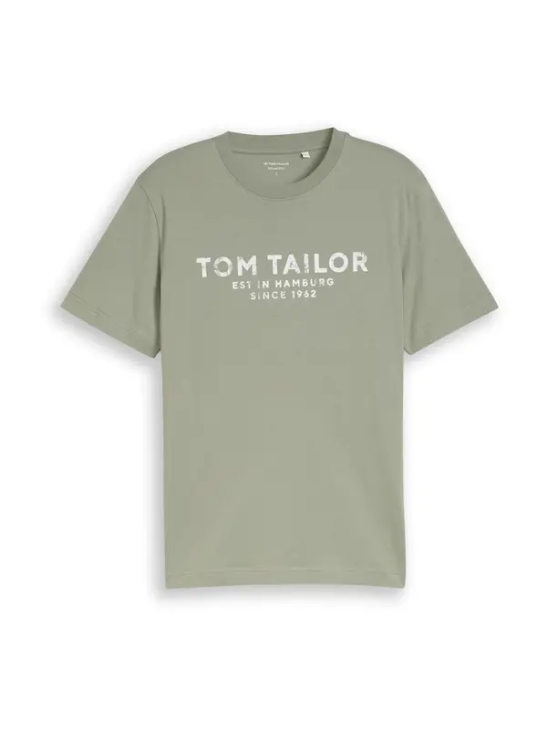 TOM TAILOR TOM TAILOR Majica  kaki / bela