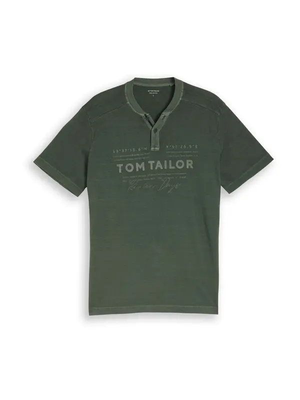 TOM TAILOR TOM TAILOR Majica  kaki / temno zelena