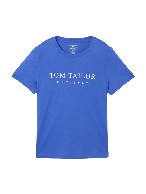 TOM TAILOR TOM TAILOR Majica  kraljevo modra / bela