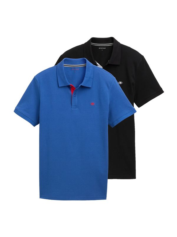 TOM TAILOR TOM TAILOR Majica  kraljevo modra / črna