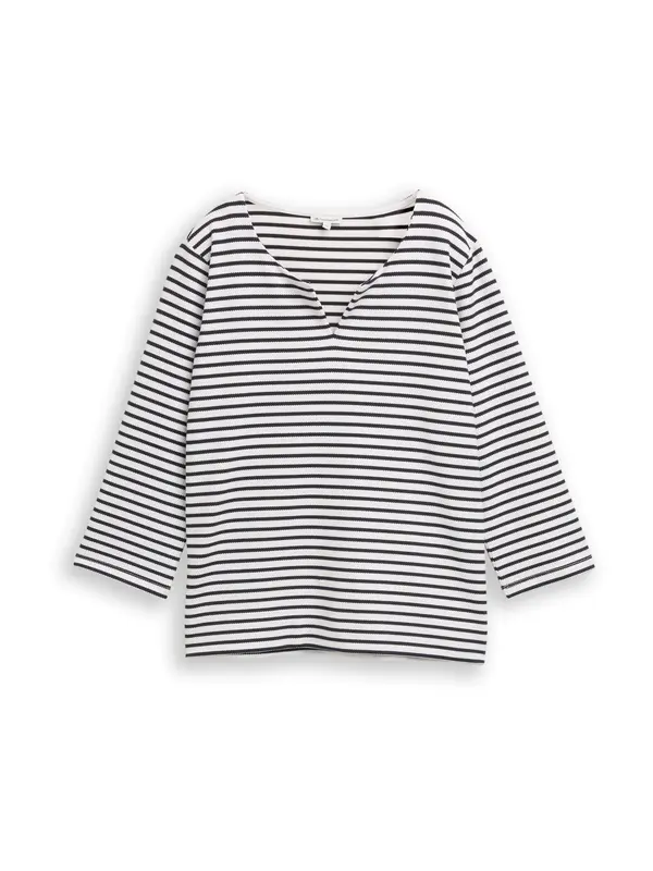 TOM TAILOR TOM TAILOR Majica  marine / bela