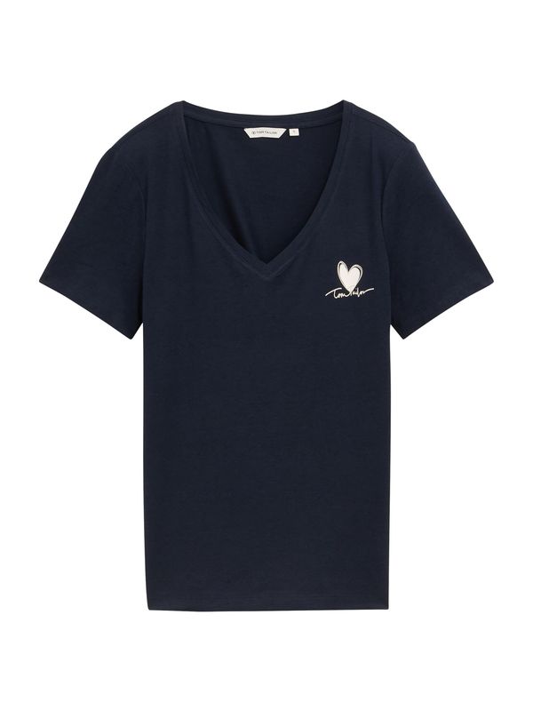 TOM TAILOR TOM TAILOR Majica  marine / bela