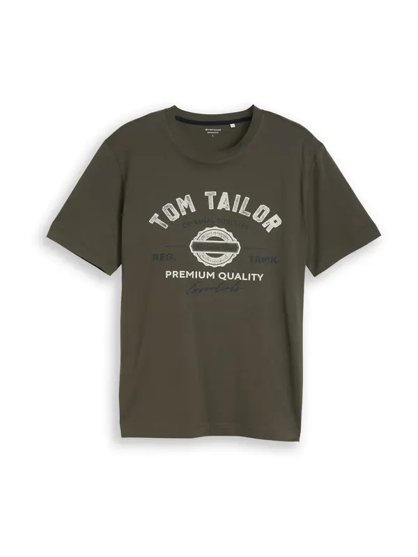 TOM TAILOR TOM TAILOR Majica  marine / oliva / off-bela