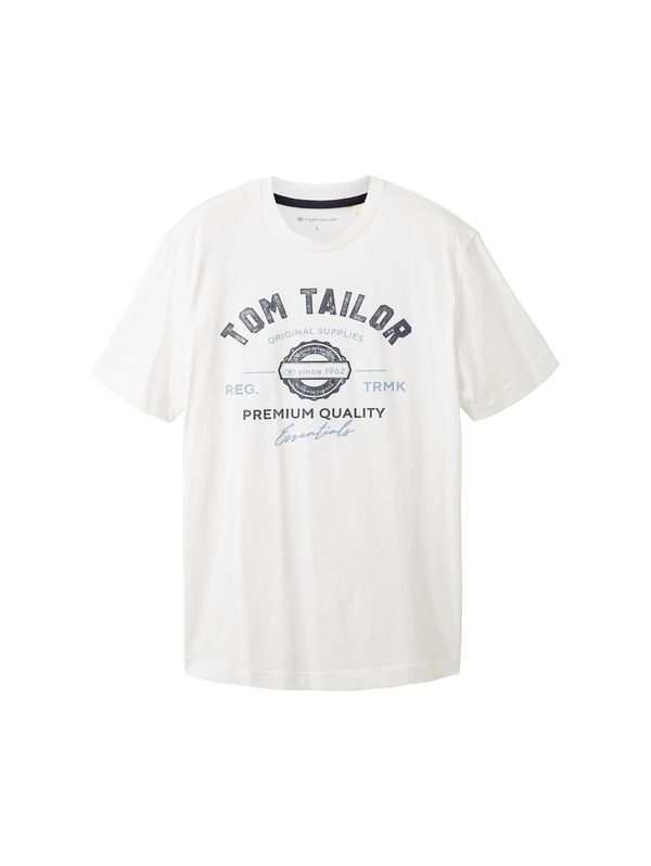 TOM TAILOR TOM TAILOR Majica  marine / svetlo modra / bela