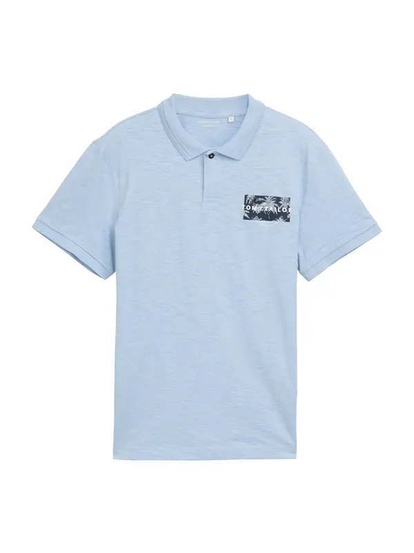 TOM TAILOR TOM TAILOR Majica  marine / svetlo modra / bela