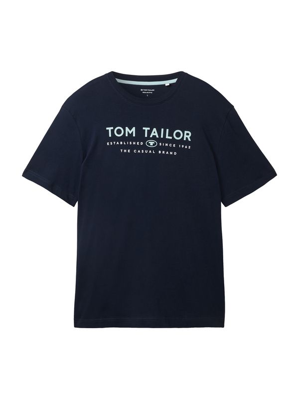 TOM TAILOR TOM TAILOR Majica  marine / svetlo modra / bela