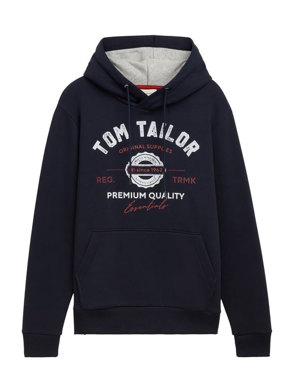 TOM TAILOR TOM TAILOR Majica  marine / temno rdeča / bela