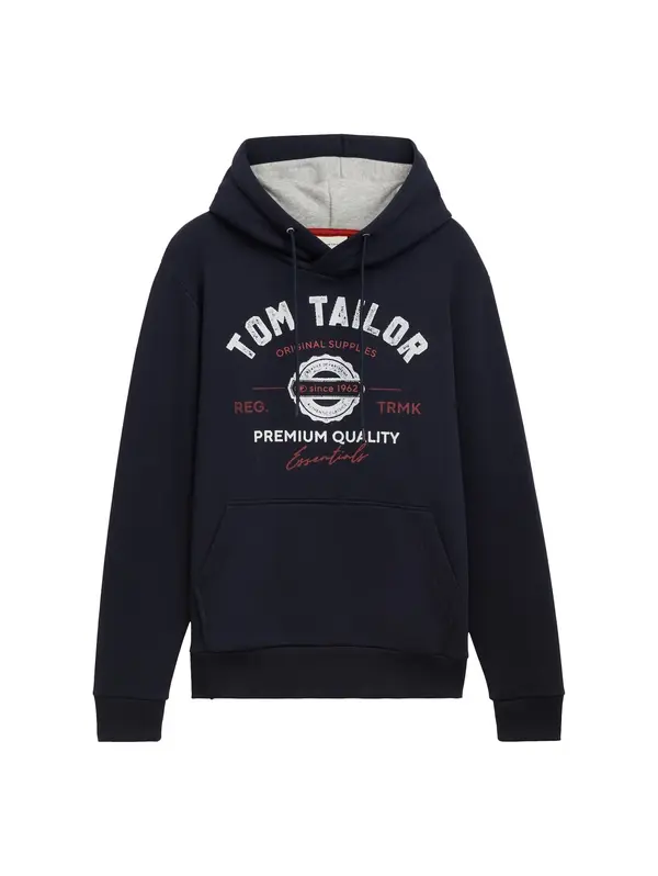 TOM TAILOR TOM TAILOR Majica  marine / temno rdeča / bela