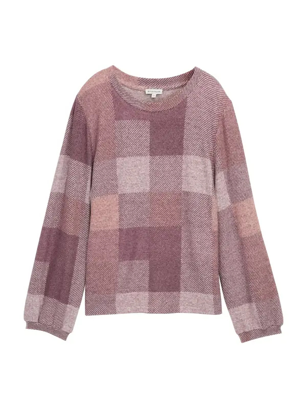 TOM TAILOR TOM TAILOR Majica  mauve / jagoda / staro roza / pegasto roza