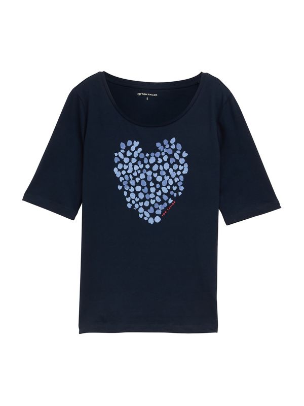 TOM TAILOR TOM TAILOR Majica  modra / mornarska / svetlo modra