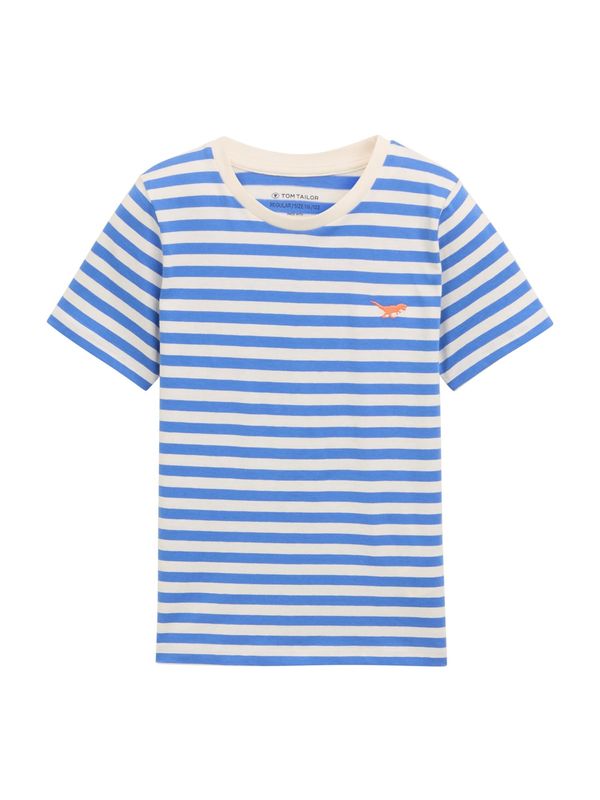 TOM TAILOR TOM TAILOR Majica  modra / oranžna / bela