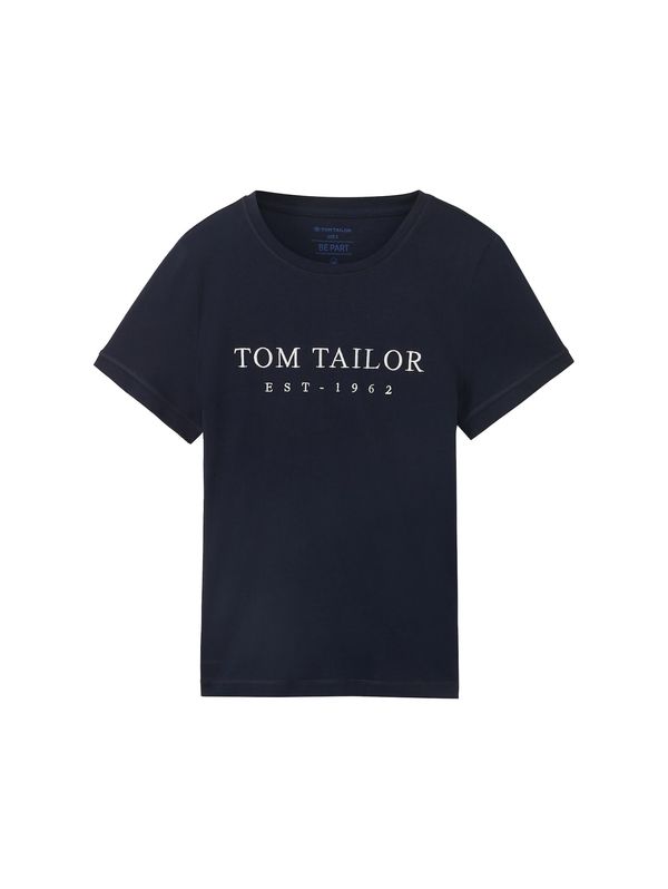 TOM TAILOR TOM TAILOR Majica  mornarska / bela