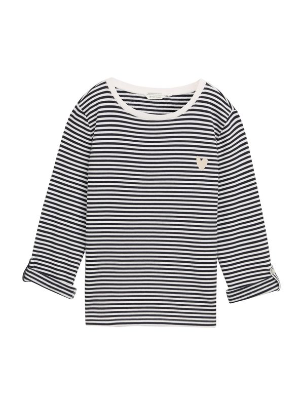 TOM TAILOR TOM TAILOR Majica  mornarska / bela