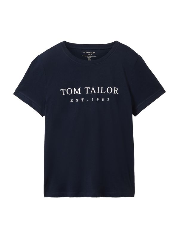 TOM TAILOR TOM TAILOR Majica  mornarska / bela