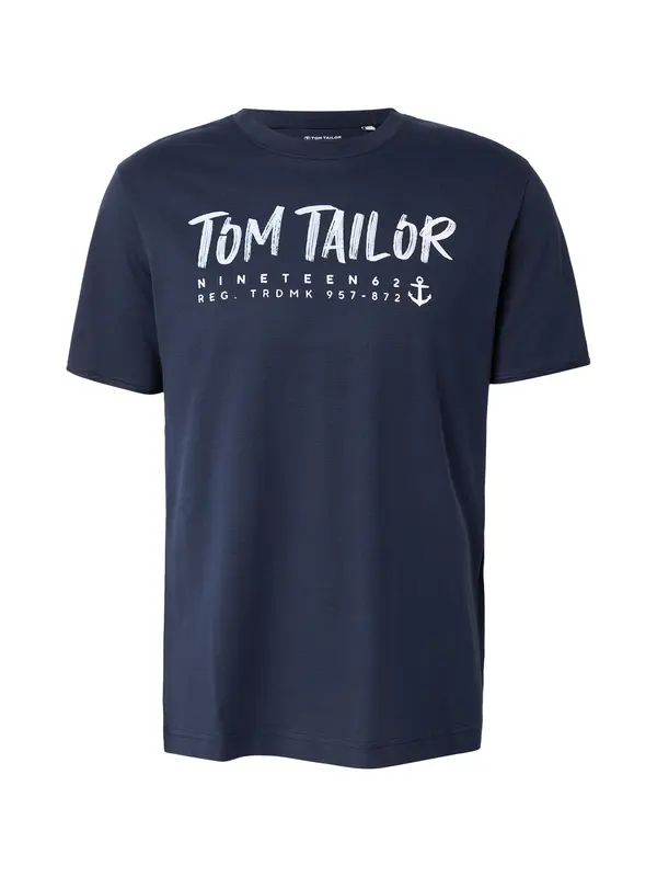 TOM TAILOR TOM TAILOR Majica  mornarska / bela
