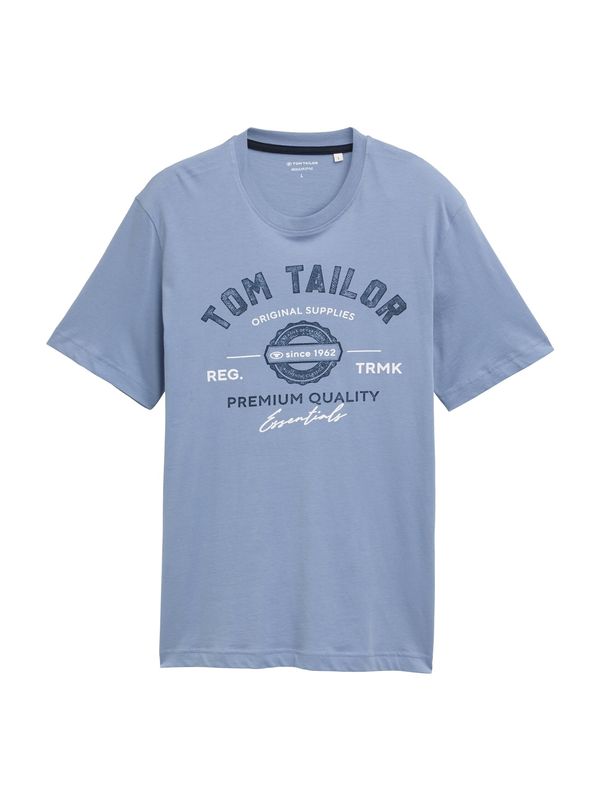 TOM TAILOR TOM TAILOR Majica  mornarska / golobje modra / bela