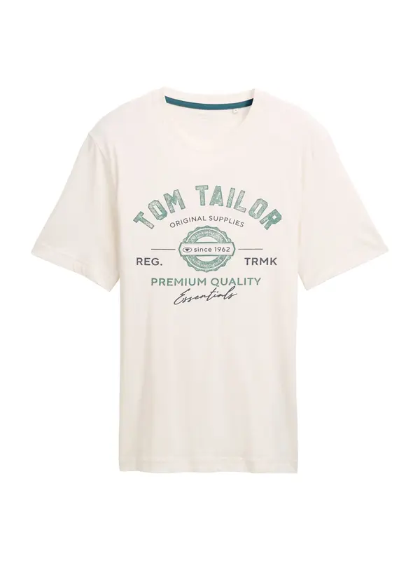 TOM TAILOR TOM TAILOR Majica  mornarska / jelka / bela