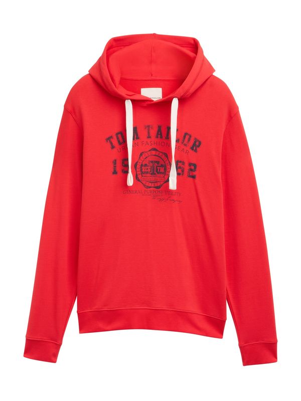 TOM TAILOR TOM TAILOR Majica  mornarska / krvavo rdeča / bela